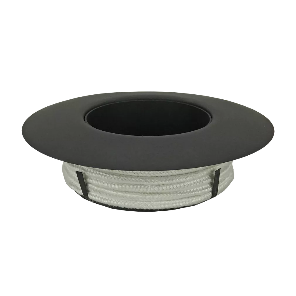 Ceramic-steel chimney reducer FI 130 x 200 mm with an internal rosette