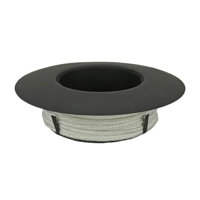 Ceramic-steel chimney reducer FI 130 x 200 mm with an internal rosette