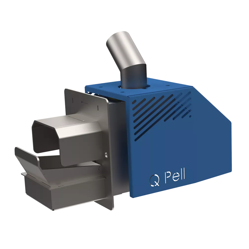 QPELL pellet burner for PELLPAL boilers with a capacity of 12, 18 kW