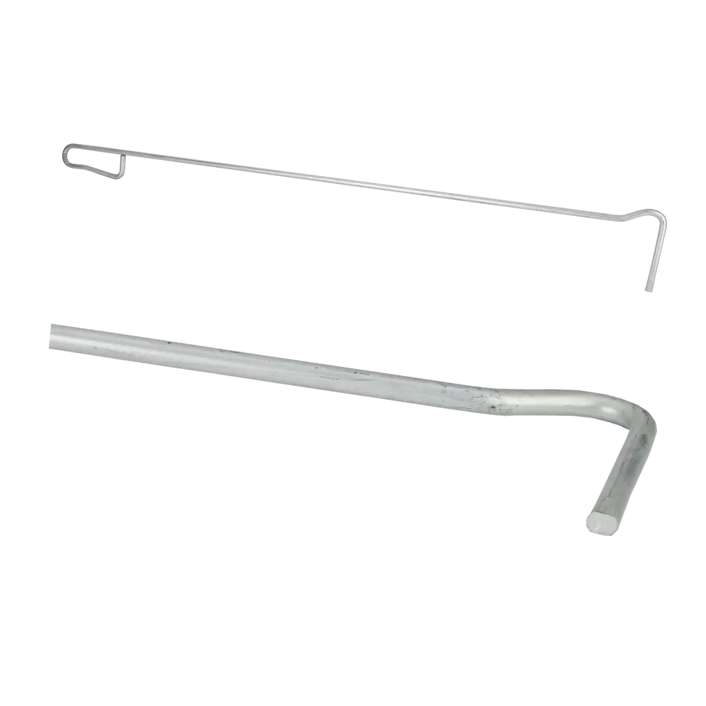 Hook for cleaning the grate boiler, length 80 cm