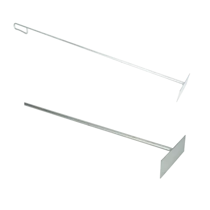 Scraper for cleaning the grate boiler, length 80 cm